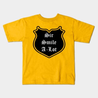 Sir Smile-A-Lot Emblem Kids T-Shirt